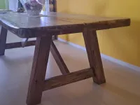 Tavolo in legno rettangolare Omega &tradition in offerta outlet