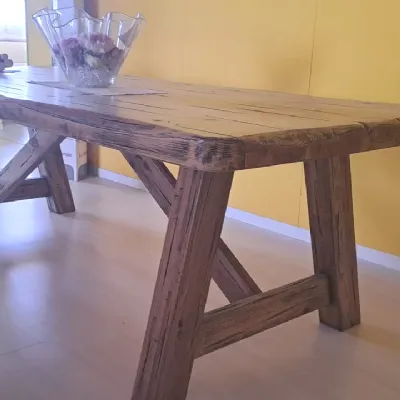 Tavolo in legno rettangolare Omega &tradition in offerta outlet