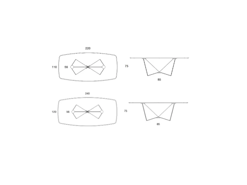 Tavolo Origami Compar a prezzo scontato