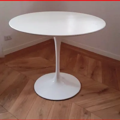 Tavolo Oslo Collezione esclusiva in laccato Rotondo allungabile scontato 60%