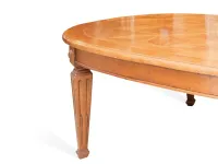 Tavolo ovale a quattro gambe Tavolo ovale Artigianale scontato
