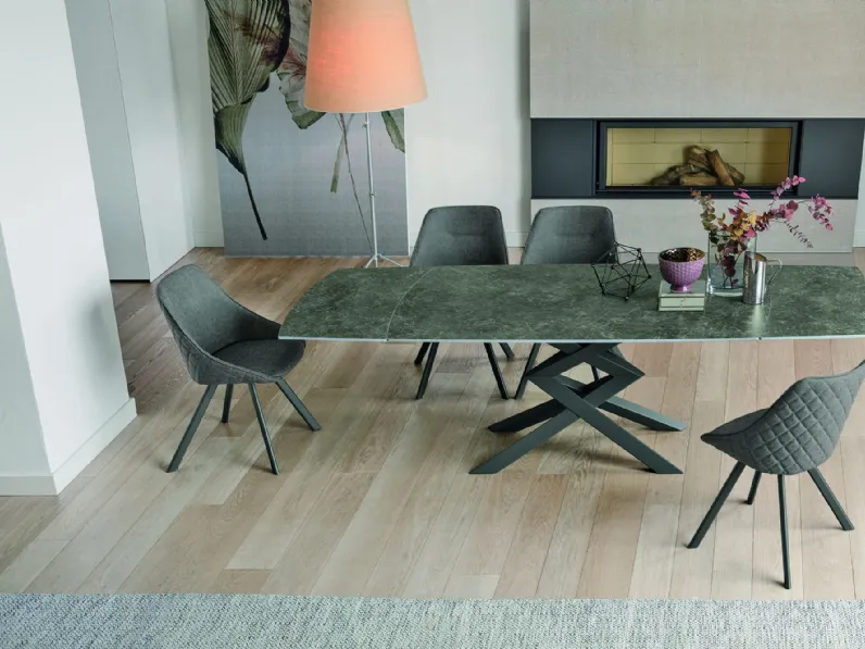 Tavolo ovale allungabile Cross tavolo ovale allungabile  di Target point a prezzo riservato�