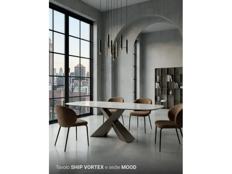 Tavolo Ship a botte e sedie mood Zamagna in OFFERTA OUTLET -30%