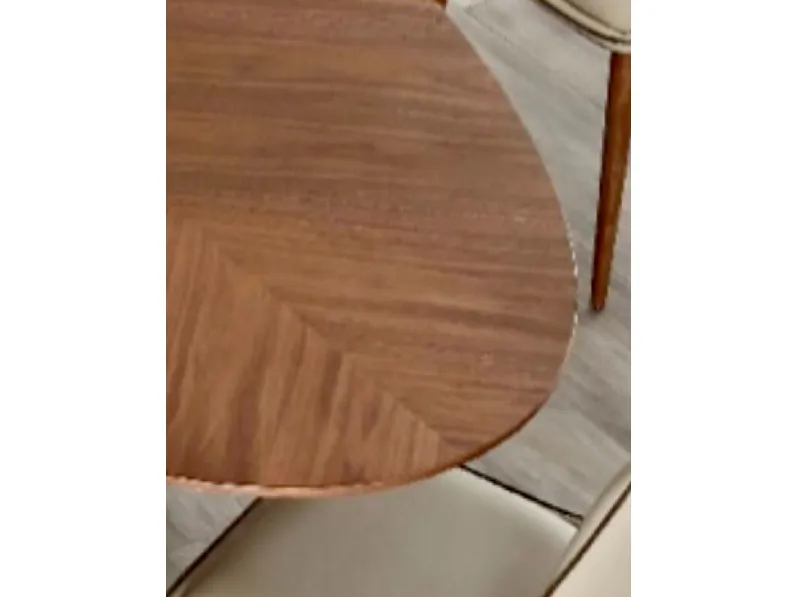 Tavolo ovale con basamento centrale Meridians Artigianale scontato