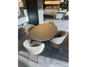 Tavolo ovale in ceramica Giove di Calligaris in Offerta Outlet 