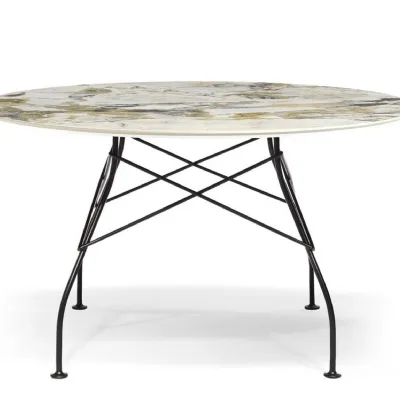 Tavolo Glossy Kartell in ceramica Fisso scontato 15%
