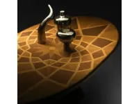Tavolo ovale in legno Campidoglio Arte brotto in Offerta Outlet