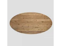Tavolo ovale in legno Dialma brown 6449 Dialma brown in Offerta Outlet