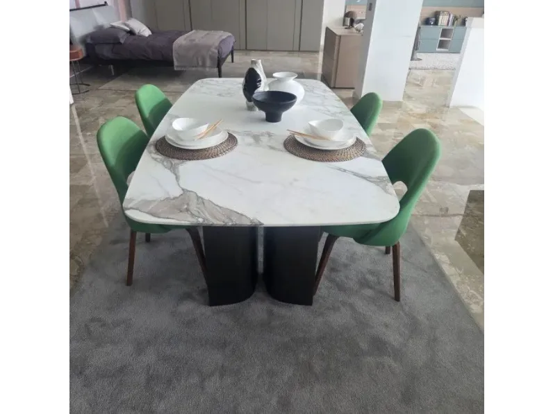 Tavolo Tavolo ovale lema gullwing Lema in marmo Fisso scontato 50%