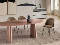 Tavolo in vetro ovale Axel Capodarte in offerta outlet