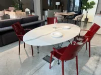 Tavolo in ceramica ovale Kartell glossy Kartell a prezzo scontato