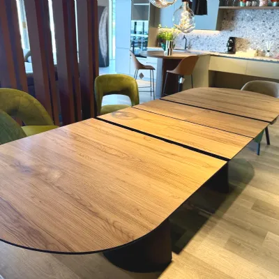 Tavolo ovale Point Abitare interior scontato del 30%