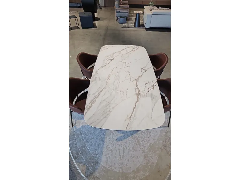 Tavolo Calligaris Tavolo allungabile a botte calla SCONTATO a PREZZI OUTLET 