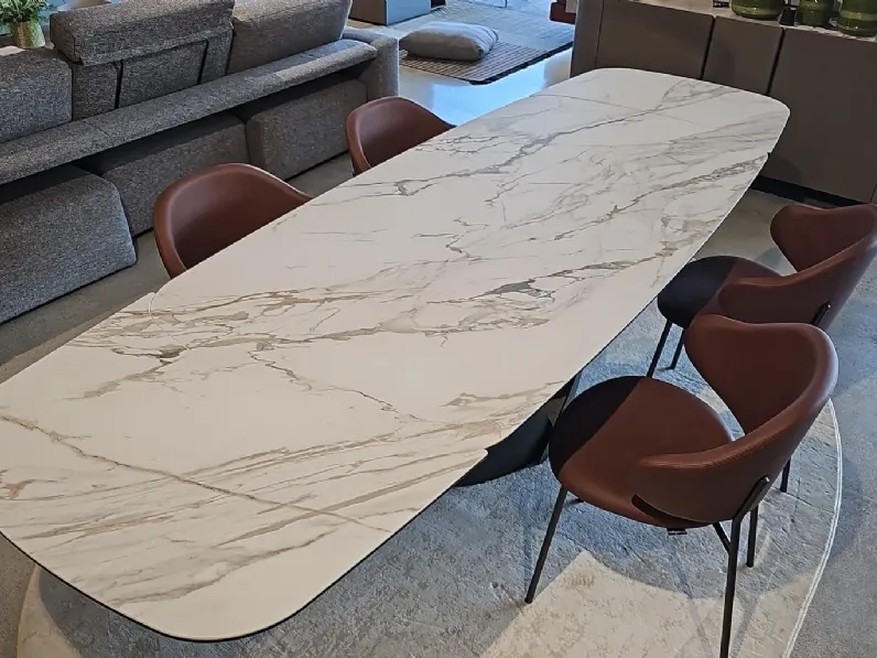 Tavolo Calligaris Tavolo allungabile a botte calla SCONTATO a PREZZI OUTLET 