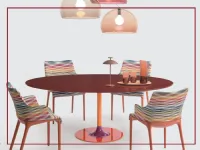 Tavolo Thierry xxl ovale Kartell in vetro Fisso scontato 43%