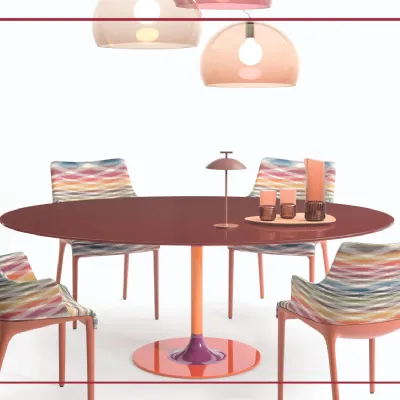 Tavolo ovale Thierry xxl ovale Kartell scontato del 43%