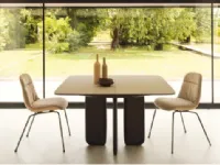 Tavolo quadrato in laccato Pala di Kristalia in Offerta Outlet 