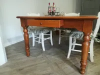 Tavolo Marchi cucine finitura parquet in legno Fisso