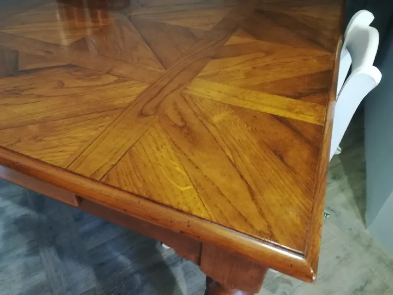 Tavolo Marchi cucine finitura parquet in legno Fisso