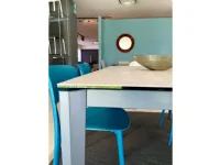 Tavolo rettangolare in ceramica Pentagon di Connubia in Offerta Outlet 