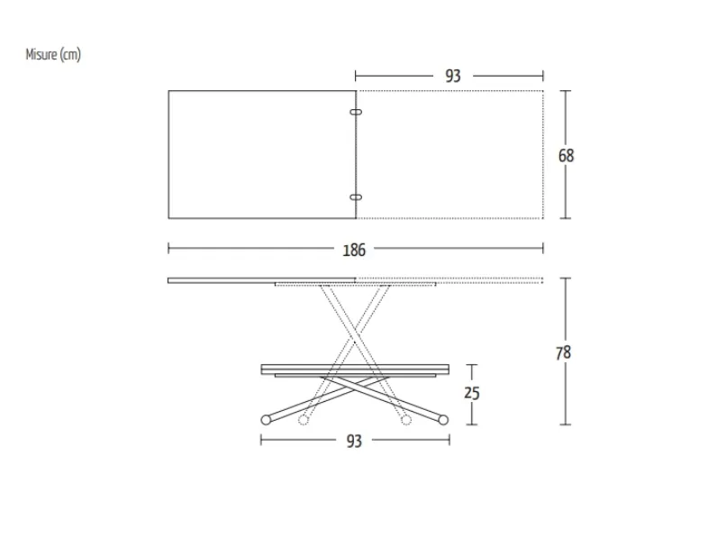 Tavolo pieghevole in legno SCONTATO 