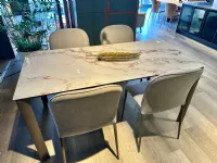 Tavolo rettangolare in vetro Podio di Sedit in Offerta Outlet