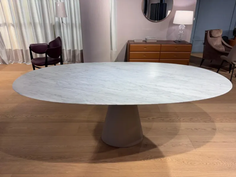Tavolo Mesa ellipse Poltrona frau in marmo Fisso 