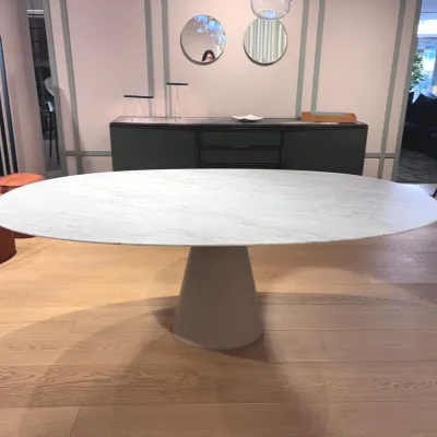 Tavolo Mesa ellipse Poltrona frau in marmo Fisso 