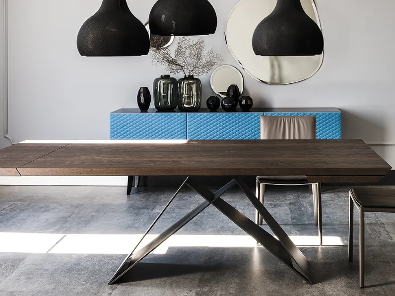 Tavolo Cattelan Italia in legno rettangolare. Prezzo Outlet!