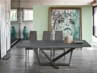 Tavolo rettangolare in legno Priamo di Morso in Offerta Outlet 