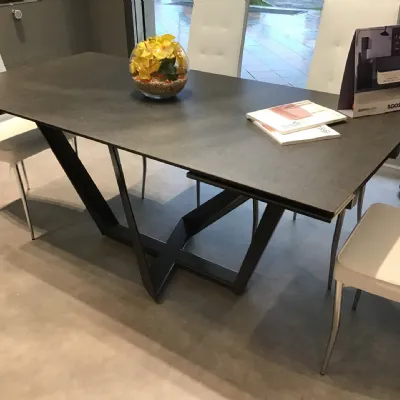 Tavolo Priamo Target point in ceramica Allungabile 