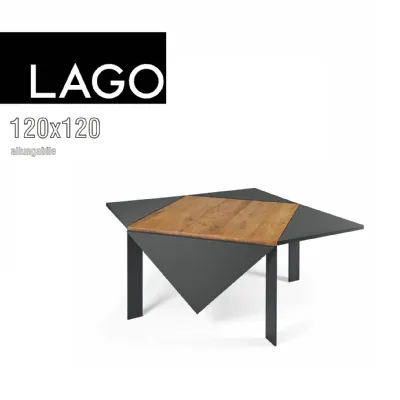 Tavolo Loto allungabile 120x120 Lago in OFFERTA OUTLET -20%