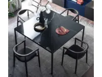 Tavolo quadrato a quattro gambe Minimal Artigianale scontato