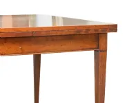 Tavolo quadrato a quattro gambe Noce Artigianale scontato