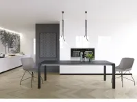 Tavolo quadrato in altri materiali Discovery melaminico  di Zamagna in Offerta Outlet