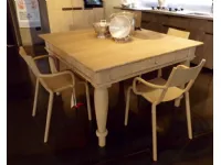Tavolo quadrato in legno 11.10 Conarte in Offerta Outlet