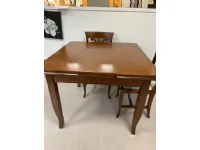 Tavolo quadrato in legno Classic Fgf mobili in Offerta Outlet