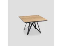 Tavolo quadrato in legno Db006226 Dialma brown in Offerta Outlet