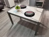 Tavolo in laminato rettangolare Quadrifoglio Scavolini a prezzo ribassato