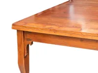 Tavolo Quadro Artigianale in legno Allungabile