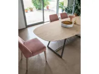 Tavolo in legno ovale  * radar ovale Dall'agnese in offerta outlet
