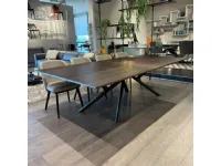 Tavolo in legno rettangolare Random Ozzio in offerta outlet