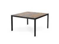 Tavolo quadrato in legno Riunione di Re-wood in Offerta Outlet