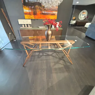Tavolo Reale cm Zanotta in vetro Fisso 
