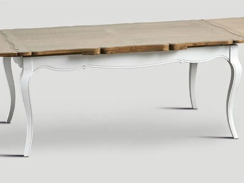Tavolo rettangolare a quattro gambe Art.100 tavolo rettangolare bicolore  Artigiani veneti scontato