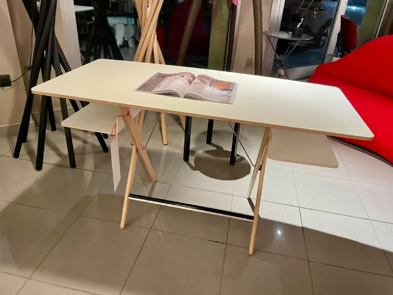 Tavolo rettangolare De padova scrittarello Depadova scontato del 25%