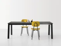 Tavolo rettangolare a quattro gambe Delta 120 Point house scontato