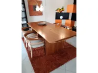 Offerta Outlet: Tavolo rettangolare in legno Aero + Poltroncine Bramante di Morelato.