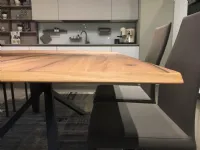 Tavolo rettangolare in legno 4x4 di Ozzio in Offerta Outlet