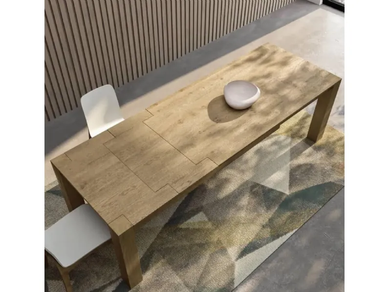 Tavolo Acheo * Fratelli mirandola in legno Rettangolare allungabile scontato 30%